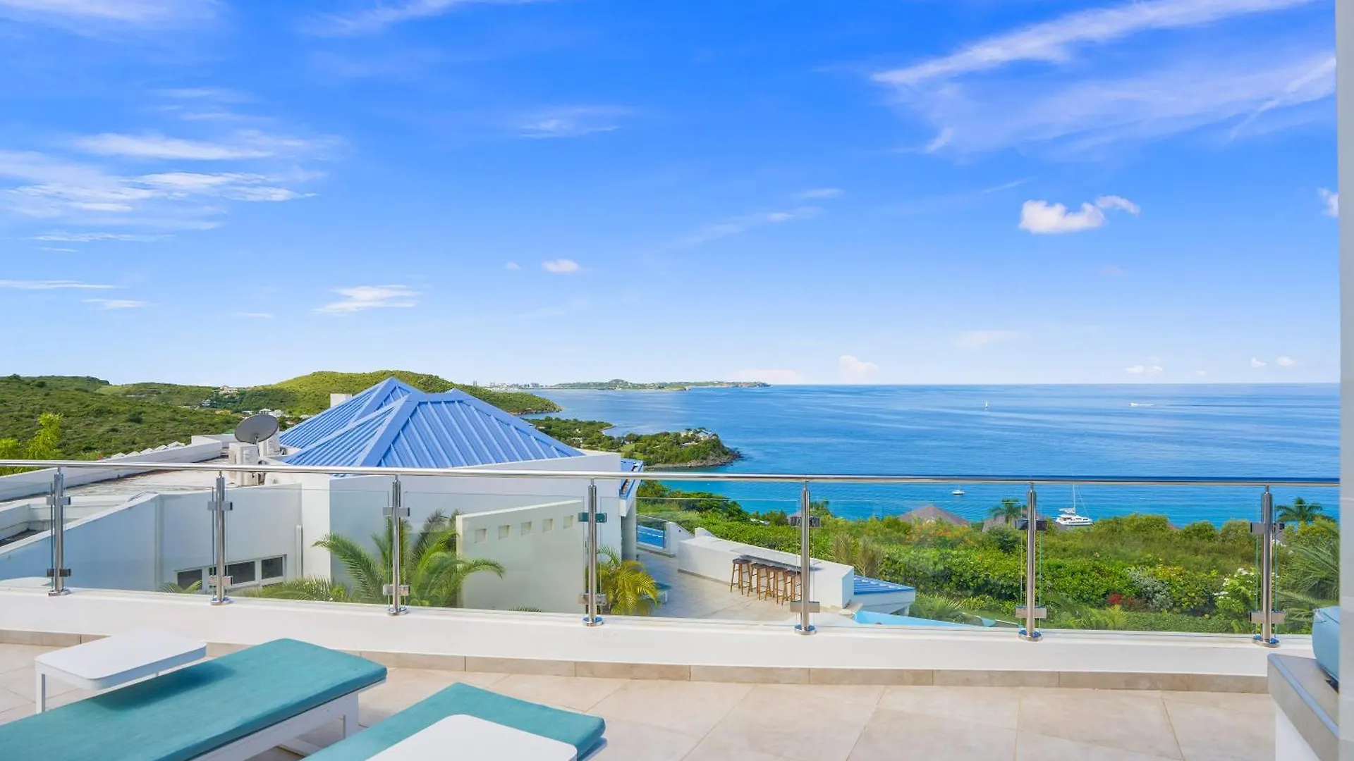Ocean 5 Happy Bay 6 Bedroom Villa, Stunning Ocean Views, 2 Beaches, Close To Grand-Case Dining La Savane 0*,  Sint Maarten
